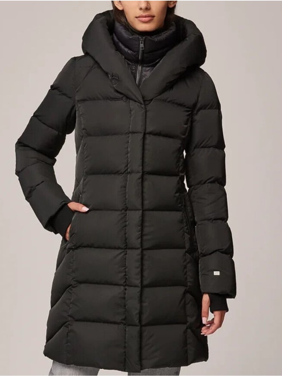 Unworn. Soia & Kyo Sonny Down Quilted Hooded Coat